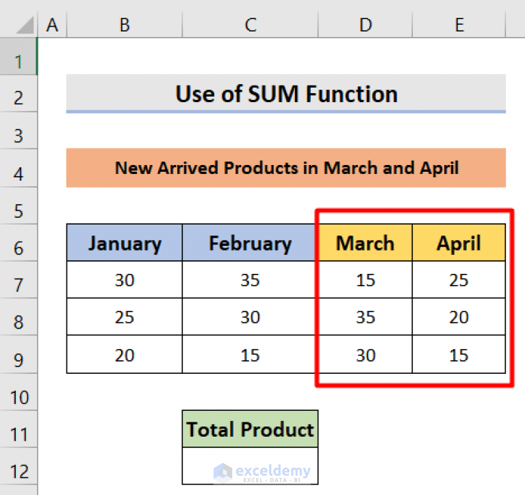 How to Sum Multiple Rows in Excel (4 Quick Ways) ExcelDemy