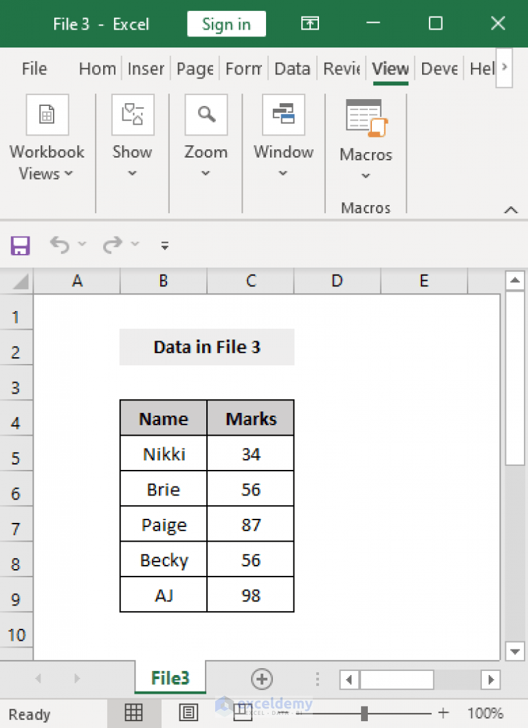 How to Merge Multiple Excel Files into One Sheet by VBA (3 Criteria)