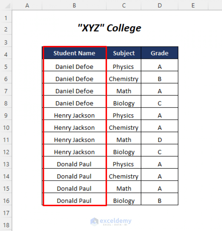 How to Split Excel Sheet into Multiple Sheets Based on Column Value
