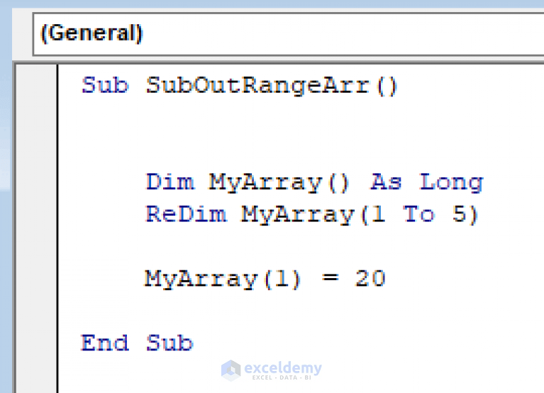 Excel Subscript Out of Range Error in VBA (with 5 Solutions) ExcelDemy