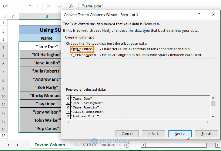 How to Remove Hidden Double Quotes in Excel (6 Easy Ways)