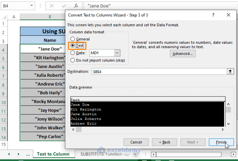 How to Remove Hidden Double Quotes in Excel (6 Easy Ways)