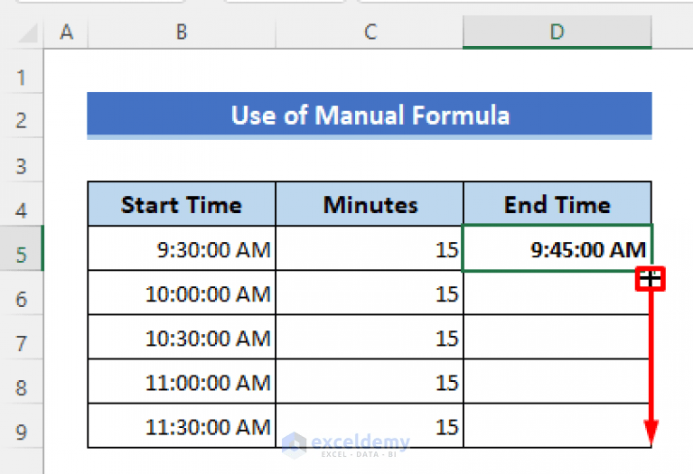 How to Add Minutes to Time in Excel (3 Quick Methods) ExcelDemy