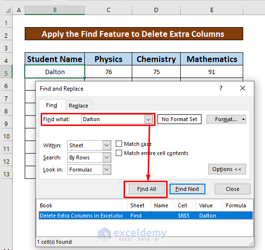 How to Delete Extra Columns in Excel (7 Methods) ExcelDemy