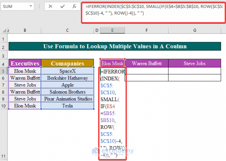 How to Lookup Multiple Values in Excel (10 Ways) ExcelDemy