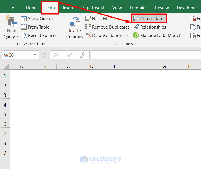 How to Merge Multiple Excel Files into One Sheet (4 Methods)