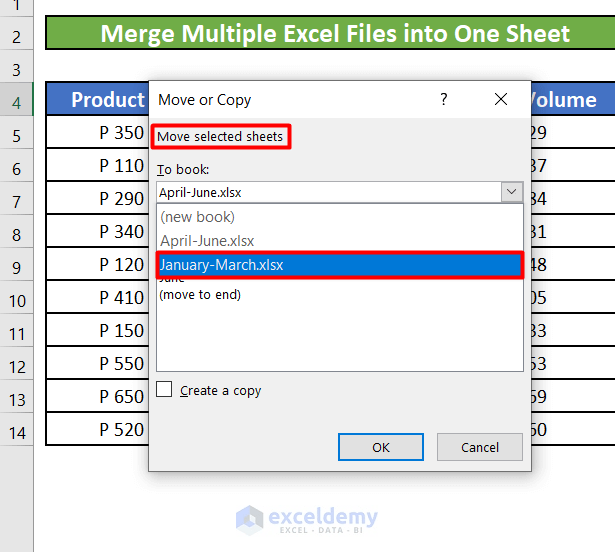 How to Merge Multiple Excel Files into One Sheet (4 Methods)