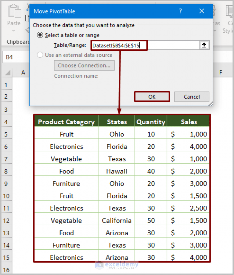 How to Update Pivot Table Range (5 Suitable Methods) ExcelDemy