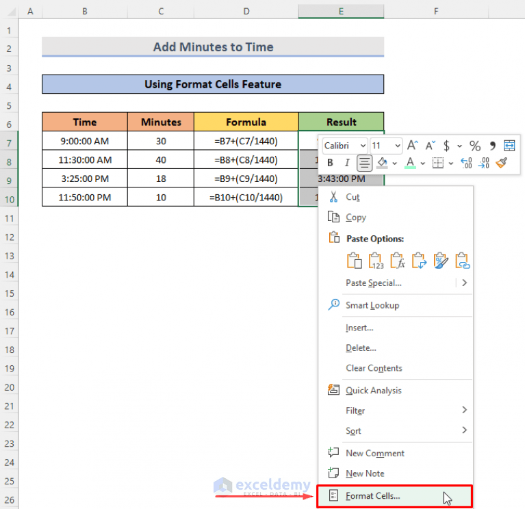 How to Add Minutes to Time in Excel (5 Easy Ways) ExcelDemy