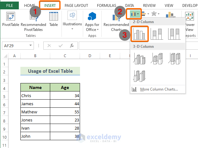 Create a Dynamic Chart Range in Excel (2 Methods) - ExcelDemy