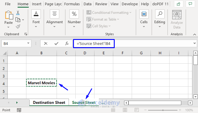 How to Link Two Sheets in Excel - 3 Methods - ExcelDemy