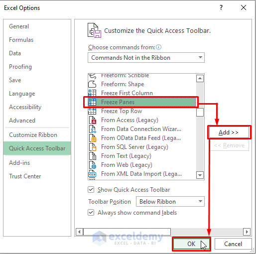 How to Lock Rows in Excel (6 Easy Methods) ExcelDemy