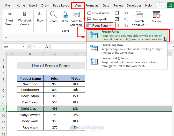 How to Lock Rows in Excel A Comprehensive Guide