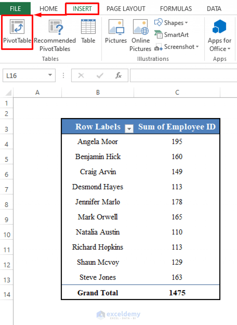 How to Refresh All Pivot Tables with VBA (4 Ways) ExcelDemy