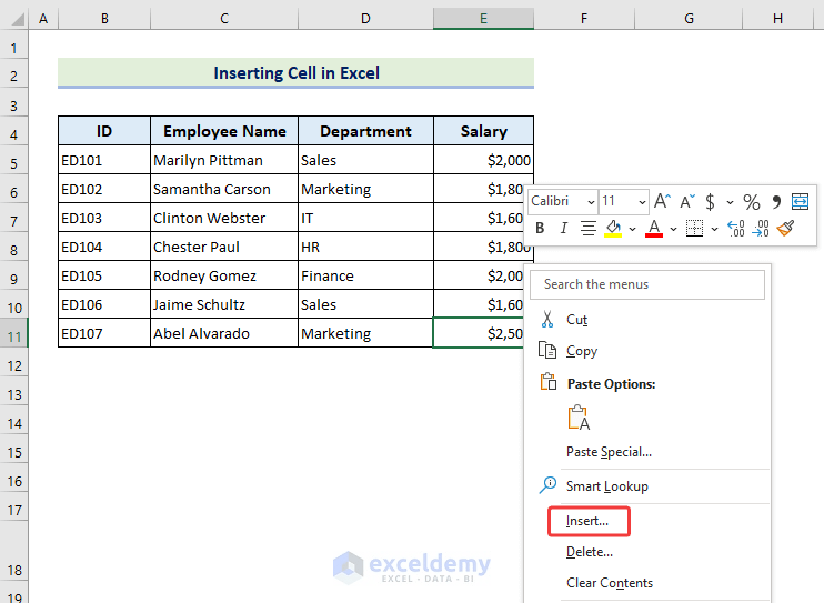 How to Add Rows and Columns in Excel (4 Easy Methods)