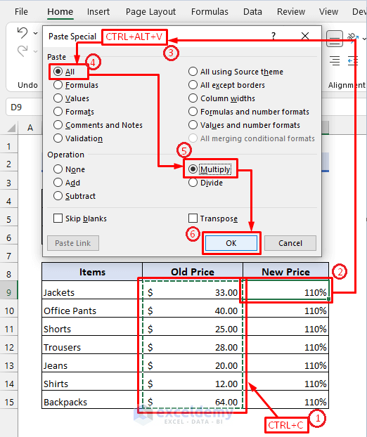 How to Add 10 Percent to a Number in Excel (2 Easy Methods)