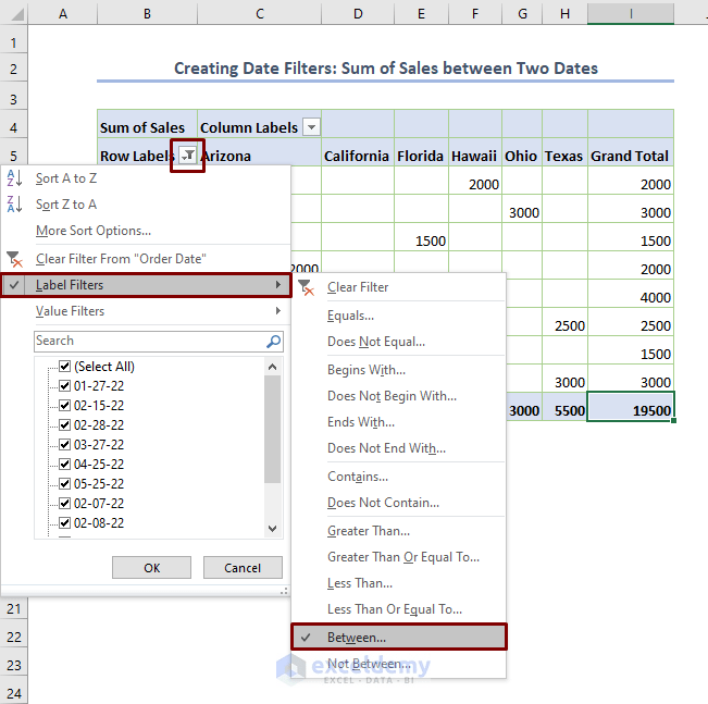 How to Filter Excel Pivot Table (8 Effective Ways) ExcelDemy