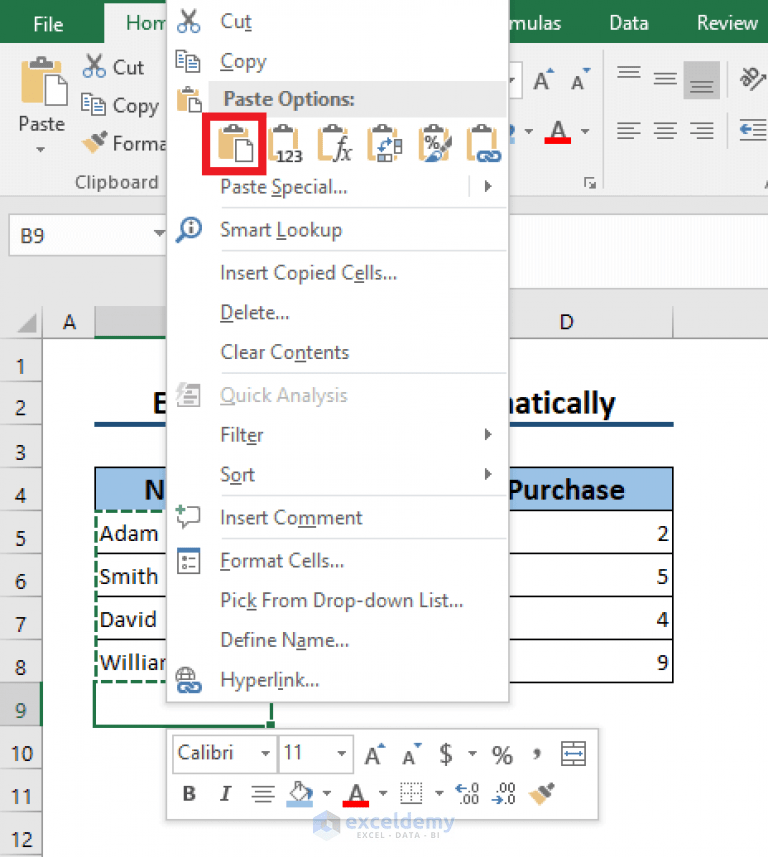 Repeat Text in Excel Automatically (5 Easiest Ways) ExcelDemy