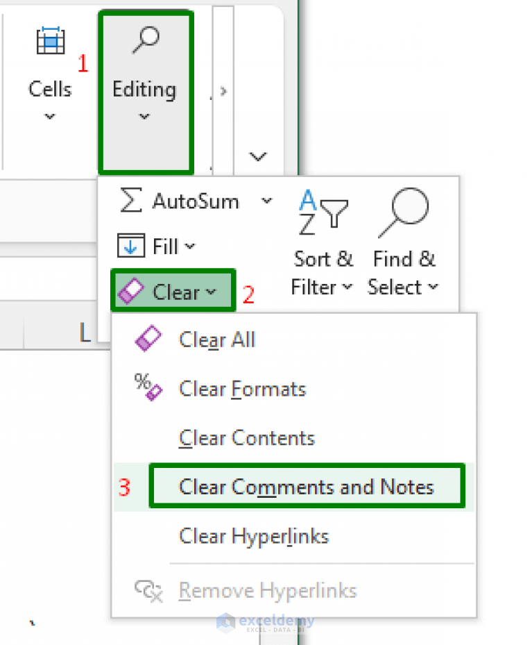 How to Remove Comments in Excel (7 Quick Methods) ExcelDemy