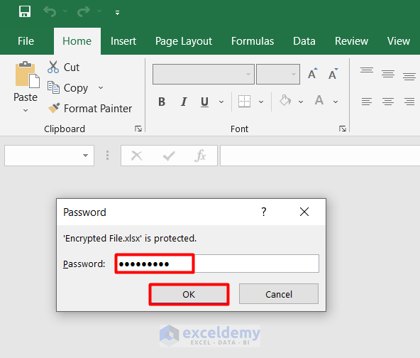 How to Remove Encryption from Excel (with Easy Steps) ExcelDemy