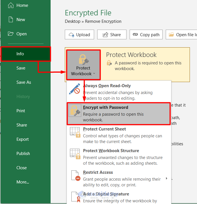 How to Remove Encryption from Excel (with Easy Steps) ExcelDemy
