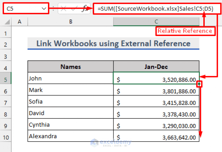 How to Link Two Workbooks in Excel (5 Methods) ExcelDemy