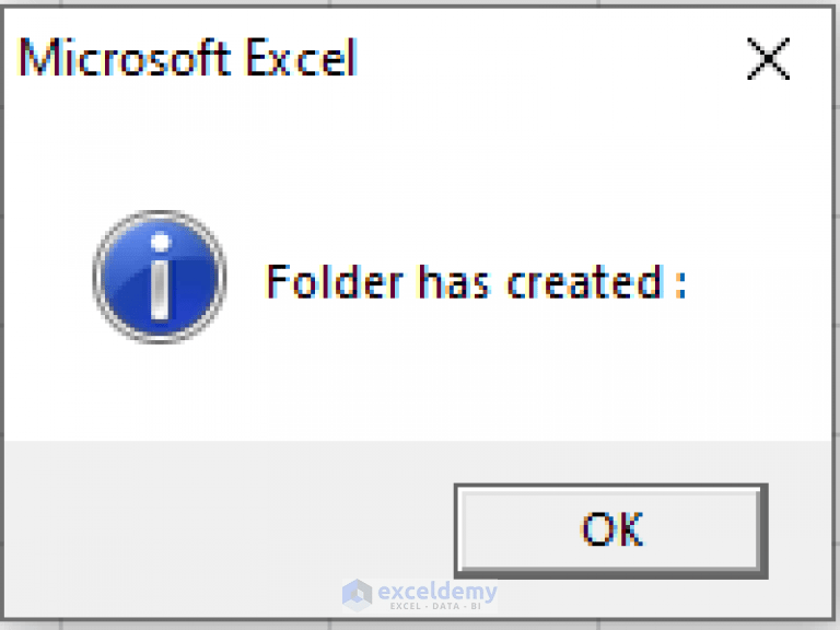 How to Use VBA MkDir Function in Excel (6 Examples) ExcelDemy