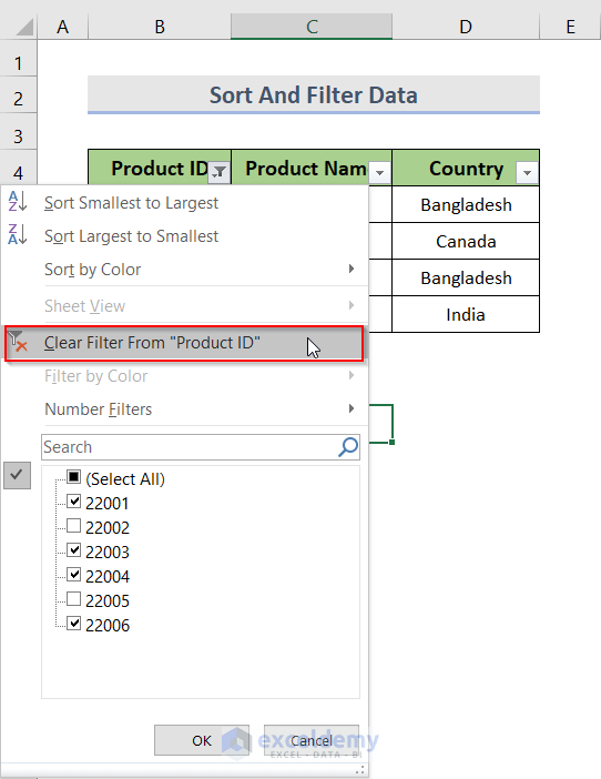 How to Create Drop Down List with Filter in Excel (7 Methods)