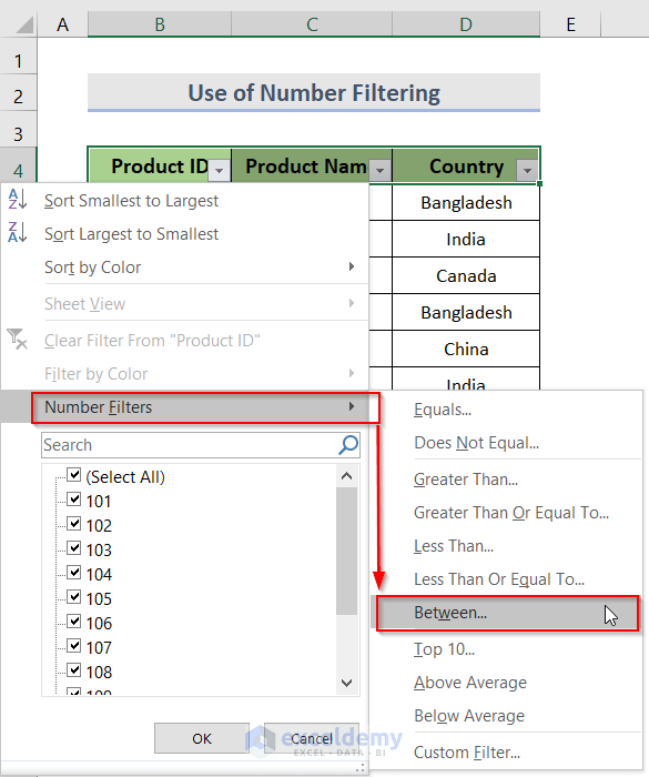 How to Create Drop Down List with Filter in Excel (7 Methods)