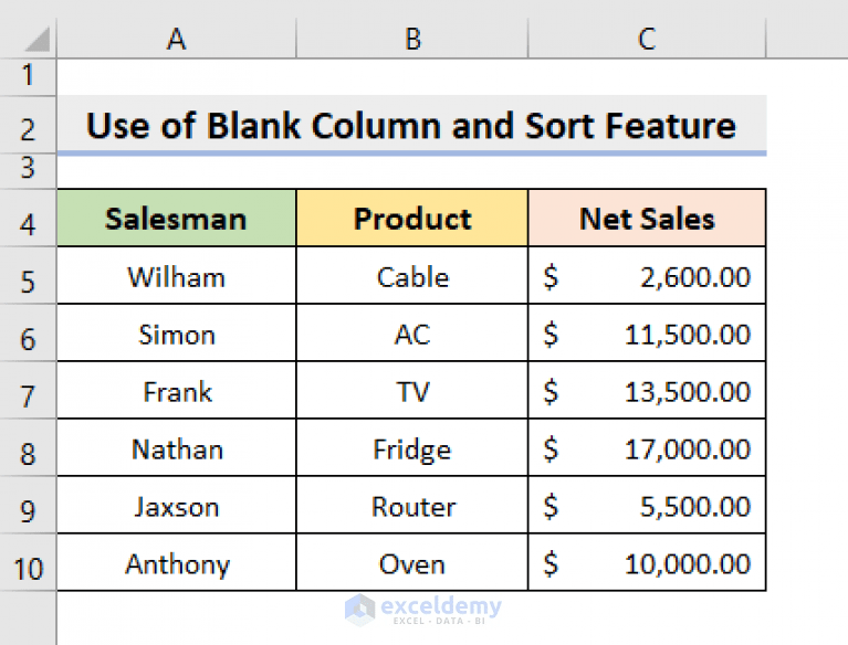 How to Insert Row Below in Excel (5 Methods) ExcelDemy
