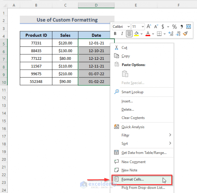 How to Extract Month from Date in Excel (5 Quick Ways) ExcelDemy