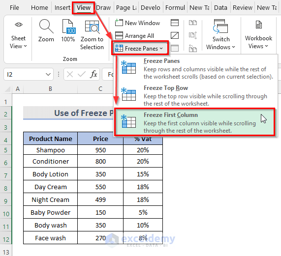 How to Freeze Multiple Panes in Excel (4 Criteria) ExcelDemy