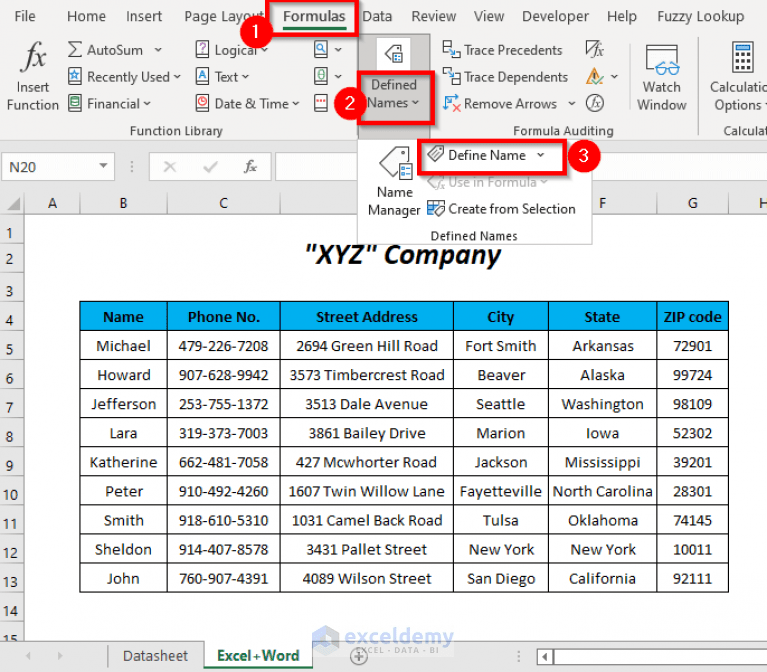 How to Print Address Labels in Excel (2 Quick Ways) ExcelDemy