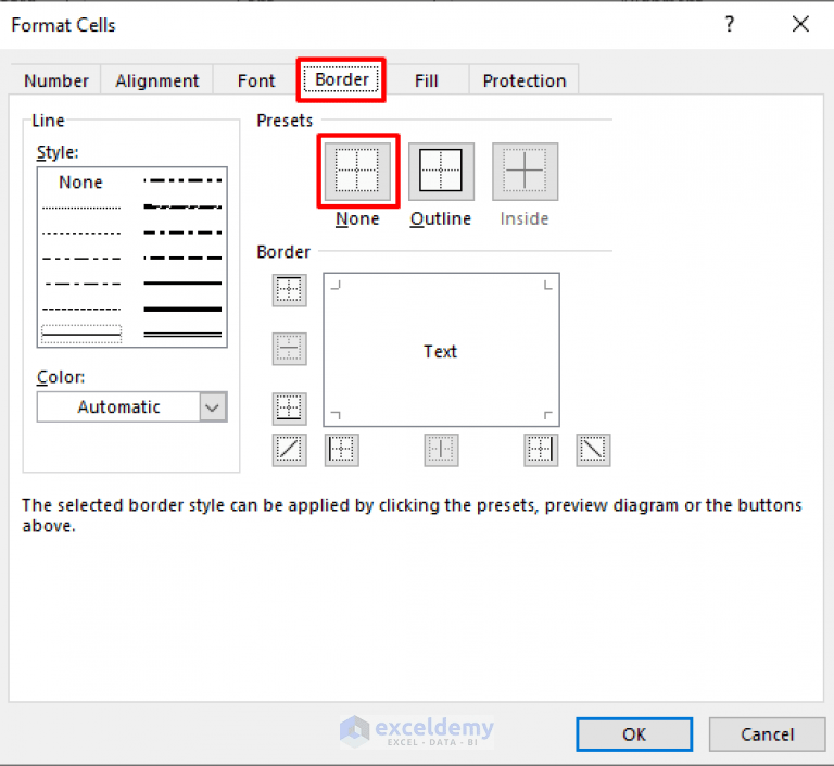 How to Remove Borders in Excel (4 Quick Ways) ExcelDemy