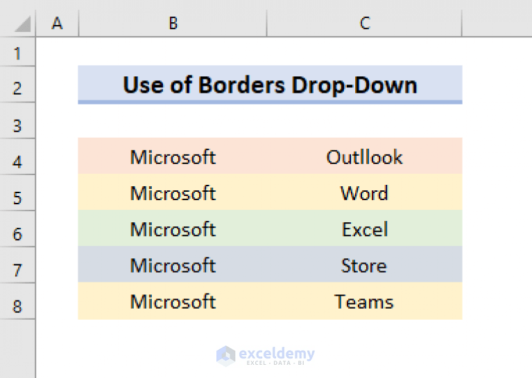 How to Remove Borders in Excel (4 Quick Ways) ExcelDemy