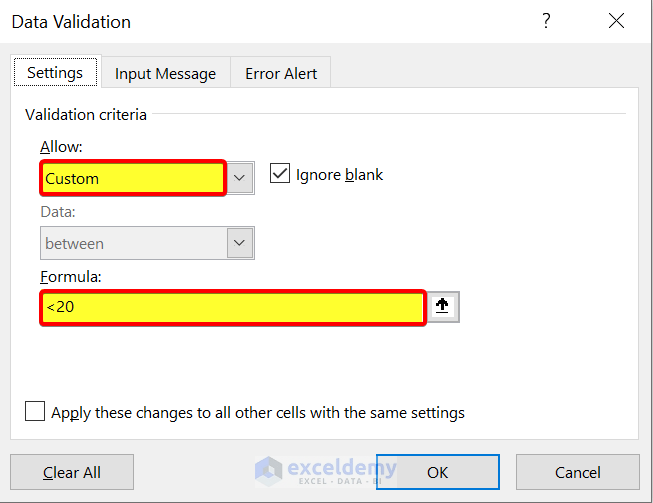 How to Remove Data Validation Restrictions in Excel (3 Ways)