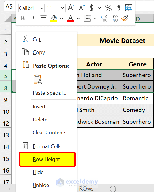 How to Unhide All Rows in Excel (All Possible Ways) ExcelDemy