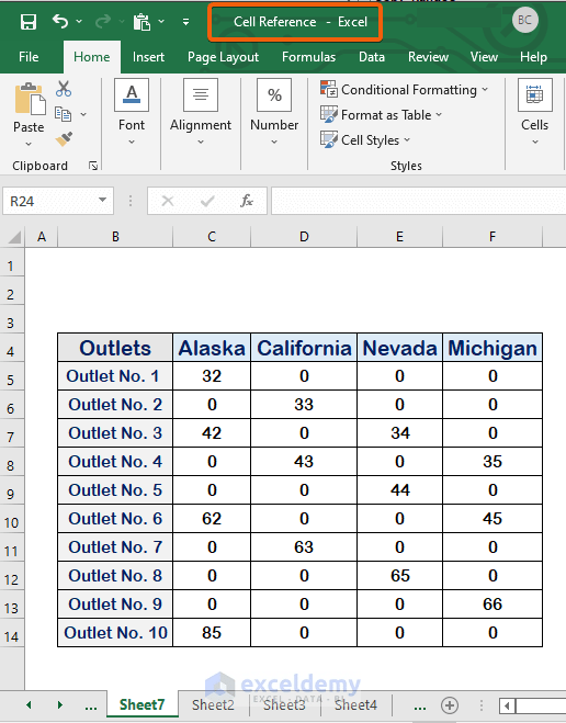 Excel VBA Cell Reference in Another Sheet 4 Methods ExcelDemy