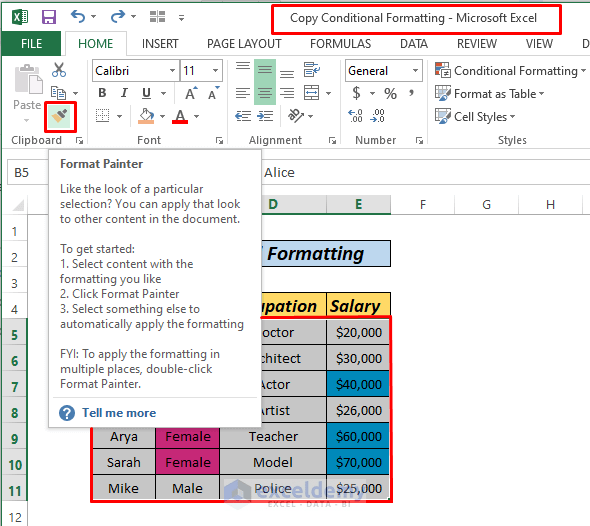 How to Copy Conditional Formatting to Another Workbook in Excel