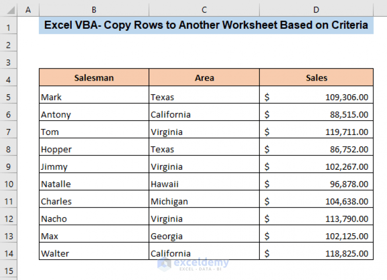 Excel VBA to Copy Rows to Another Worksheet Based on Criteria
