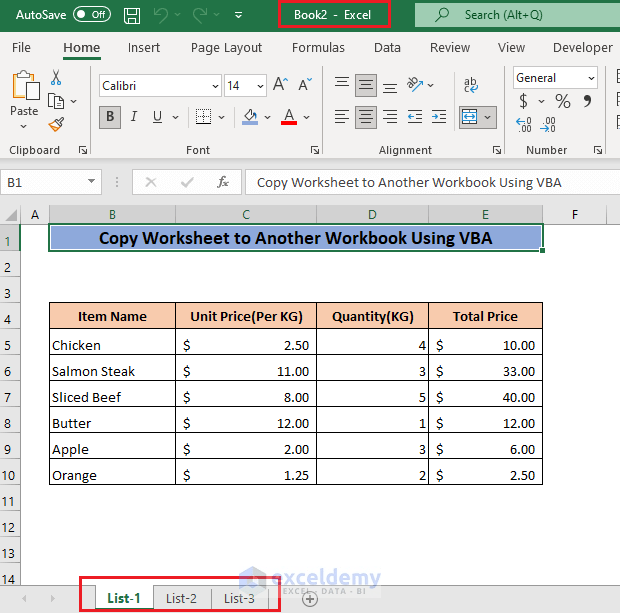 How to Copy Worksheet to Another Workbook Using VBA ExcelDemy