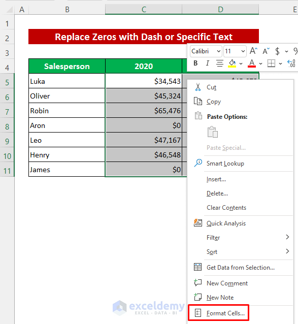 Formula to Return Blank Cell instead of Zero in Excel (with 5 Alternatives)