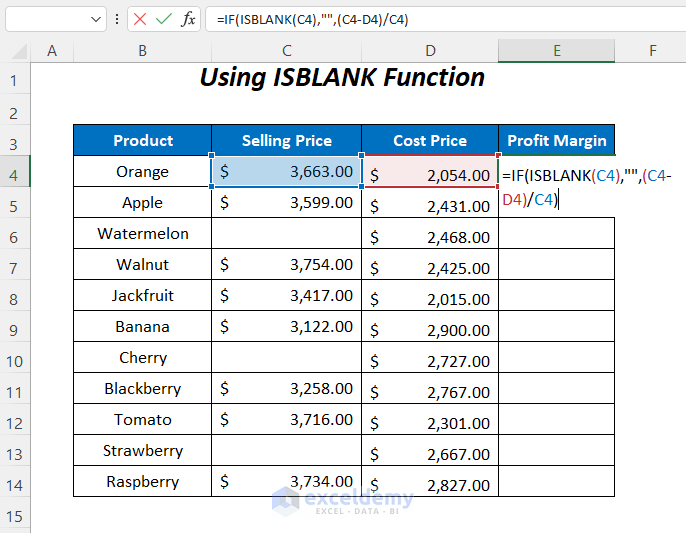 How to Ignore Blank Cells in Range in Excel (8 Ways) ExcelDemy