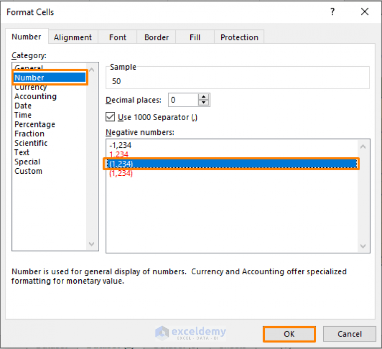 How to Put Parentheses for Negative Numbers in Excel ExcelDemy