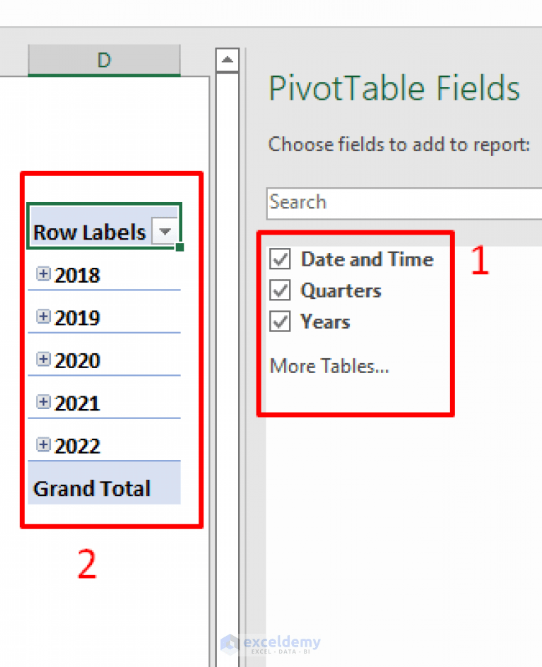 Remove Time from Date in Pivot Table in Excel (A Step by Step Analysis)