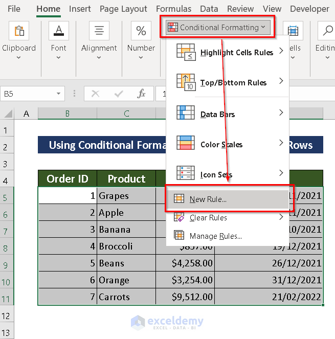 How to Delete Multiple Rows in Excel at Once (5 Easy Ways) ExcelDemy