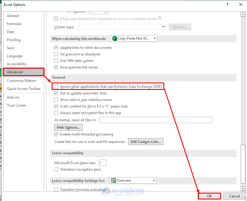 How to Fix If Right Click Copy and Paste Are Not Working in Excel (11
