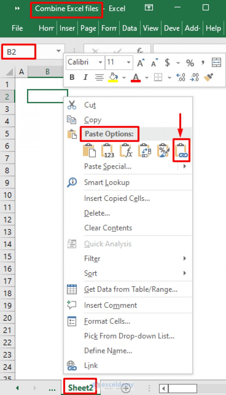 Combine Multiple Excel Files into One Workbook with Separate Sheets