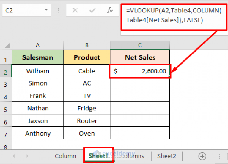 How to Count Columns for VLOOKUP in Excel (2 Methods) ExcelDemy