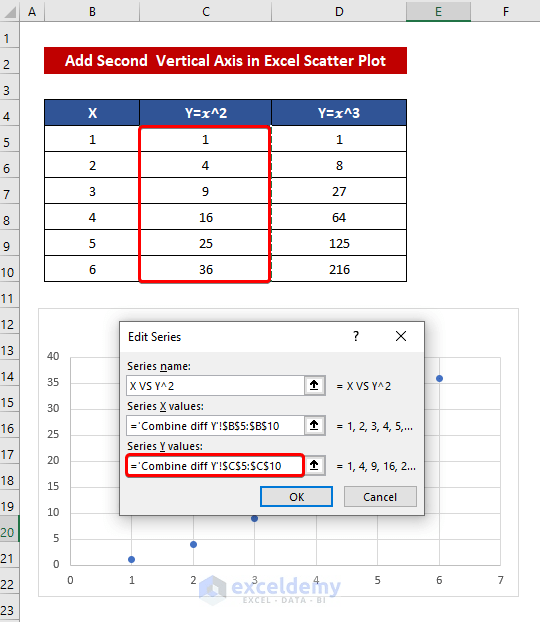 How to Combine Graphs with Different X Axis in Excel ExcelDemy